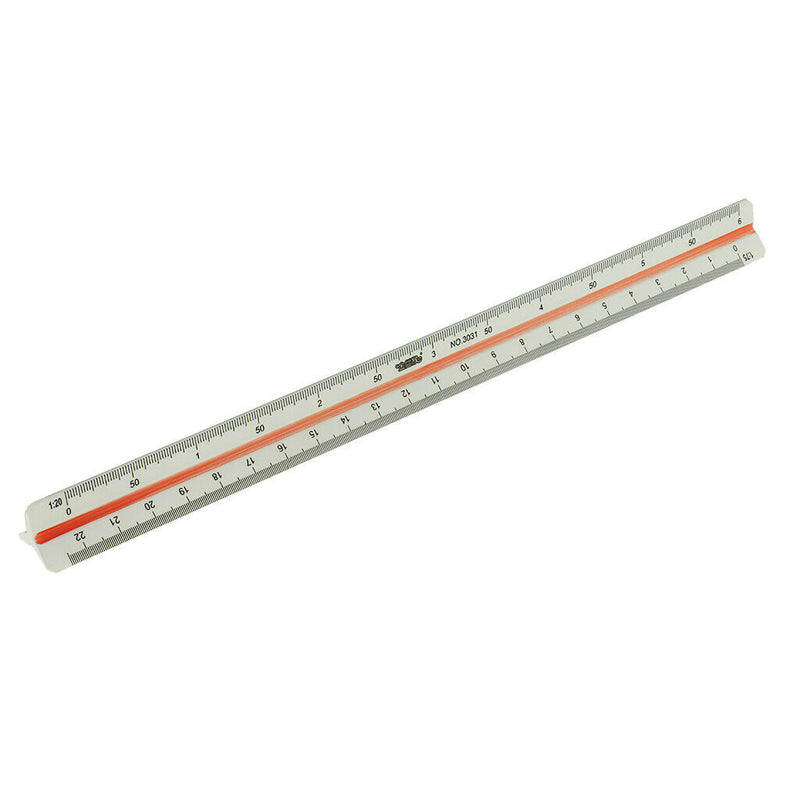 10pcs 300mm 12in Triangular Triangle Metric Scales Measure Ruler Hand Tools