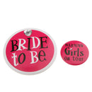 16pcs Set  Warning Girls On Tour Badges Girls Night Out Accessory