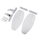 Motorcycle Handbar Hand Guard Wind Protector Air Deflector Shield Set
