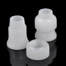 10pc Icing Bag Piping Nozzles Tips Coupler Adaptor Cake Flower Pastry Decor Tool