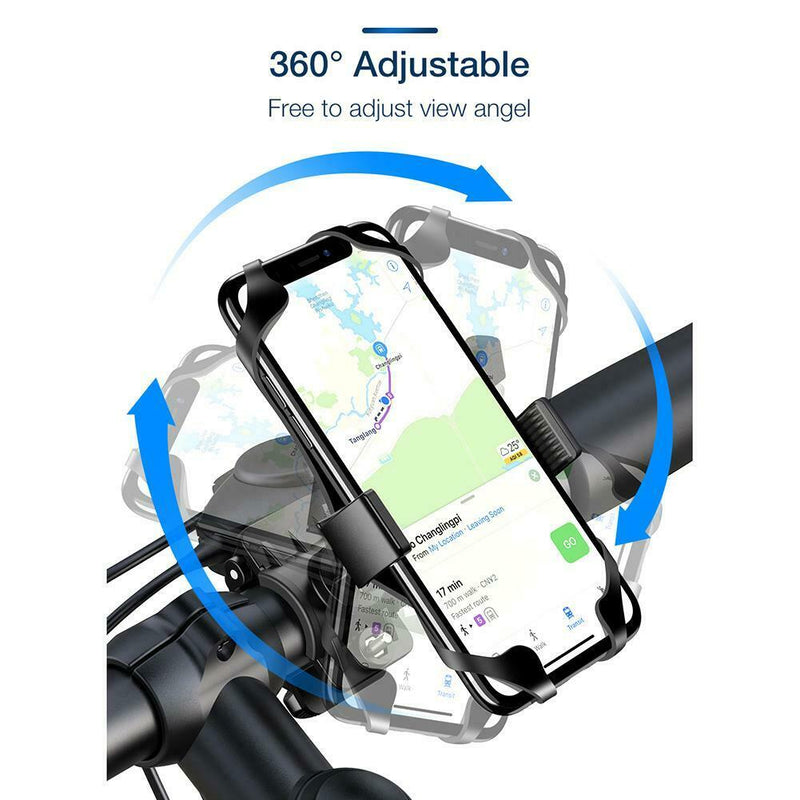 Rack Smartphone Bicycle Bracket Strap Bike Phone Holder MTB Motorcycle Stand