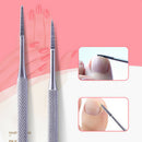 1pcs double ended pedicure file satin edge ingrown toe nail lifter  Z