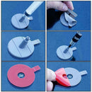 Car Glass Repair Agent Syringe Base Windshield Headlamp Agent Crack Kit Rep M0W6