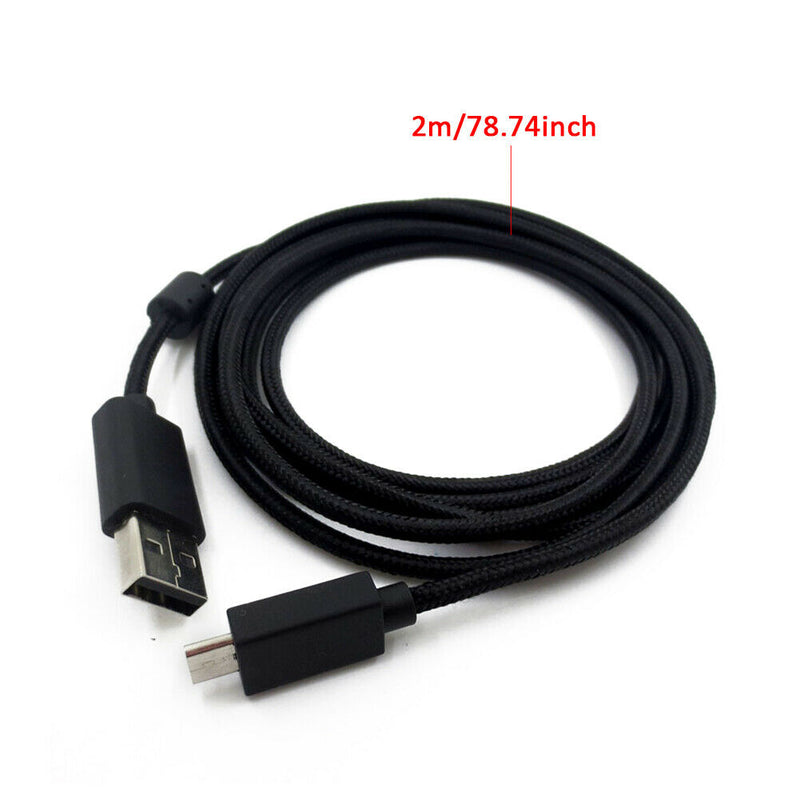 Transfer Long Durable Mouse Charger Data Cable 2m for Logitech G403 G703 G900