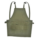 Chef Apron Canvas Shoulder Straps Adjustable Apron with Pockets, Carpenter