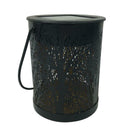 Metal Rattan Outdoor Solar Hanging LED Light Garden Yard Decoration Lamp