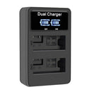 Lp-E8 Camera Battery Charger Lp E8 Lcd Intelligent Display Dual Usb Charger R3A2