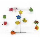 12 PCS Colorful Shapes Kids Children Cartoon Clip Bookmarks Beautiful