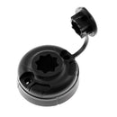 2pcs Black Round Flush Deck Mounting Base for Kayak Boat Fishing Rod Holder