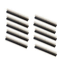 10pcs Dual Male Header 2.54mm 2x20pin Strip for Raspberry Pi Zero GPIO