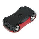 2.4GHz Wireless Mouse Mice Car Shape USB Receiver for Laptop Notebook Red