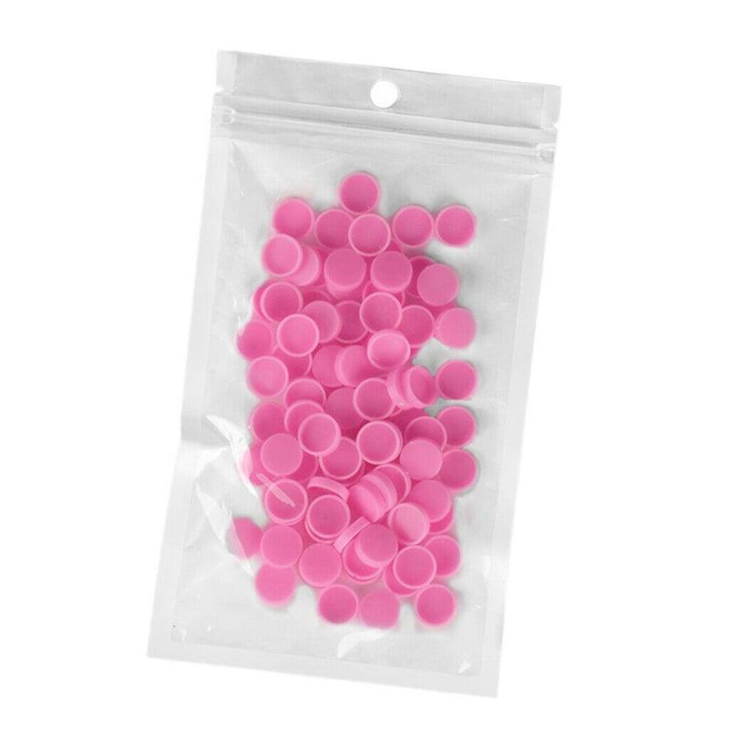 Lots 100 Eyelash Grafting Adhesive Glue Delay Holder  Cups 1cm