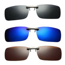 3Pcs Polarized Clip On Sunglass Driving Day Night Vision Lens for Men Women
