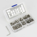 M3 Stainless Steel Hex Socket Head Cap Screws Nuts Assortment Kit, Hex Wren Q2V7