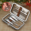 12Pcs/Set Professional Women Stainless Steel Nail Clippers Cleaner Pedicure S7U4
