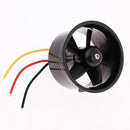 Replacement Black, 64mm Ducted Fan| QF2611-4500KV | Brushless Motor for EDF Jet