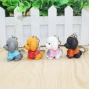 Cartoon Cute Dogs Keychains Pendant Key Rings Women Bag Car Metal Key Chain GiTE