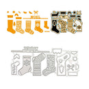 Christmas Socks Metal Cutting Dies DIY Scrapbooking Stockings Cutter Stencil New
