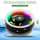 Q2 100mm Desktop CPU Cooler Fan Colorful Lighting 3 Pin Cooling Radiator