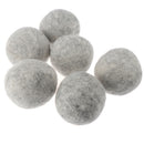 6Pcs Wool Dryer Balls Organic 2.76" Reusable Natural Fabric Softener for LaundFT