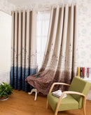 Castle Curtain Black-out Window Drapes For Living Room Bedroom Decor Blue