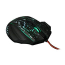 7 Buttons Colorful LED Optical USB Wired Mouse Ergonomic Gamer Mice Black