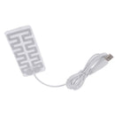 4*8CM 5V Carbon Fiber Heating Pad Hand Warmer USB Film Infrared Fever Heat M&+