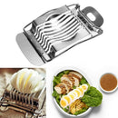 1X(1Pcs Stainless Steel Boiled Egg Slicer Section Cutter Mushroom Tomato Cu