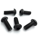 M5x10mm 10.9 Alloy Steel Button Head Hex Socket Cap Screw Bolt 100pcs V1F8