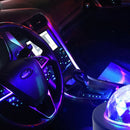 3W Car Disco DJ Stage LED Crystal Ball Party Lamp Light For Car Xmas Party dft