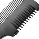 Hair Razor Comb Double Side Cutting Thinning Radian Design DIY Sharp With Blade