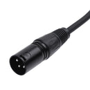 35cm XLR 5-Pin Female to 3-Pin Male DMX Stage Light Connected Adapter Cable