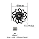 Mi.Xim 2Pcs 11T Mtb Bike Pulley Wheel Road Bicycle Jockey Wheel Pulley Rear