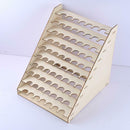 2x DIY Pigment Painting 75 Bottles Paint Wood Rack Holder Stand Organizer