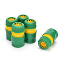 5Pcs 34Mm 1/2 Inch Hose Pipe Fitting Set Quick Yellow Water Connector Adapt Y5W2