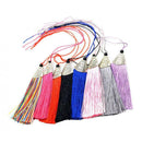 8Pcs Mixed Color Silky Tassels for Crafts Cardmaking Bookmarks Earrings 3.3"