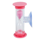 6831 Toothbrush hourglass 3 minutes set 4 pcs hourglasses with vacuum clean
