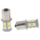 2x BA15D 1142 1076 Warm White 13SMD LED Light Bulbs Marine Boat RV Camper 12A3C