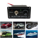 Bilge Pump Switch Panel with Fuse, DC12V 3 Way Toggle Switch Panel,