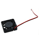 3 Pcs 4cm 2 Pin DC Brushless 12VDC 0.10A CPU Cooler Cooling Fan Black