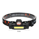 Portable LED Rotating Head Lamp Magnetic Camping Lamp for Outdoor Lighting A
