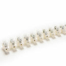 Electrical Wire Connection 12Position Barrier Terminal Strip Block 30AJ Gn