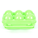 Plastic 6 Grids Portable Barbecue Outdoor Egg Box Kitchen Egg Storage BoxesSJC&j