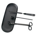 4pcs Metal Candle Accessory Set  Candle Snuffer With Storage Tray