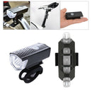 2x Bike Headlight Riding Bicycle LED Light Front Lamp Flashlight Adjustable