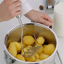 Kitchen Stainless Steel Potato Egg Masher Ricer Vegetable Fruit Crusher Too BX