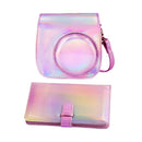 2Set Camera Case Film Camera Cover for Fuji Instax Mini 9 8 Camera & Straps