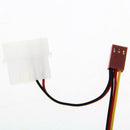 Mute 80mm Computer PC Case 3/4 Pin Cooling Fan with Screw Pad for PC CUP