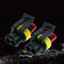 10 X 2 Pin Way Car Auto Waterproof Electrical Connector Plug Socket Wire Kit New
