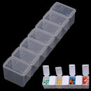 7 Days Tablet Pill Box Holder Weekly Medicine Storage Organizer Container Cas TE